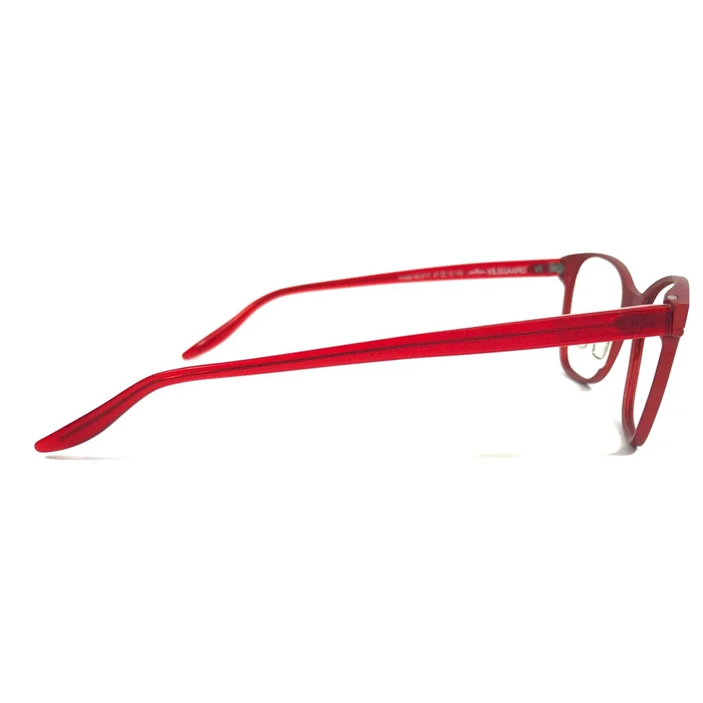 Kilsgaard Eyeglasses Frames BONNELYCKE 69.3/17 Red Cat Eye Full Rim 47-19-145